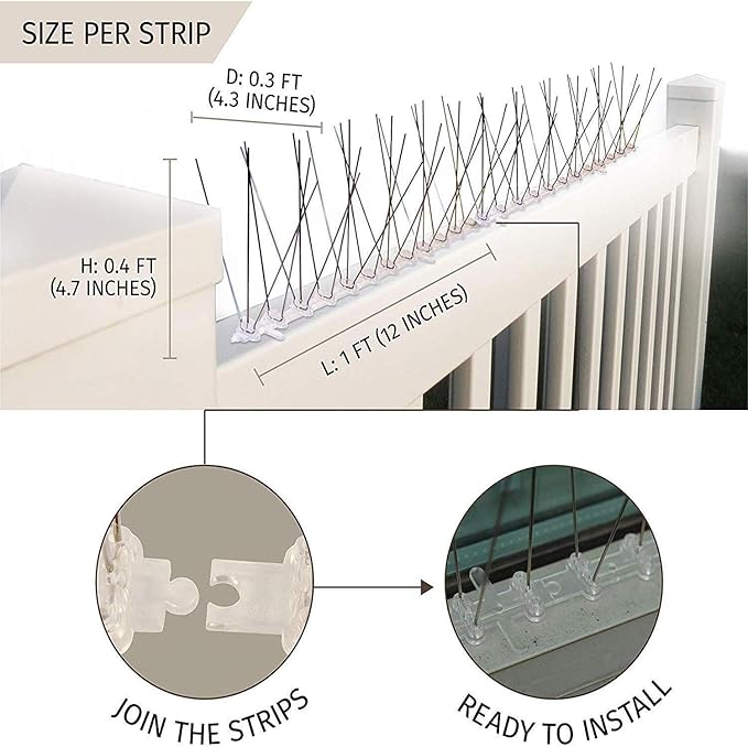 Bird Repellent Spikes