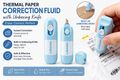 Thermal Paper Correction Fluid with Unboxing Knife