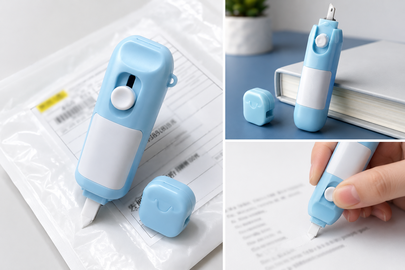 Thermal Paper Correction Fluid with Unboxing Knife