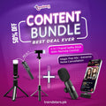 Content Bundle 4 in 1 tripod+Pop Mic