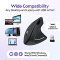 Ergonomic Wireless Vertical Mouse