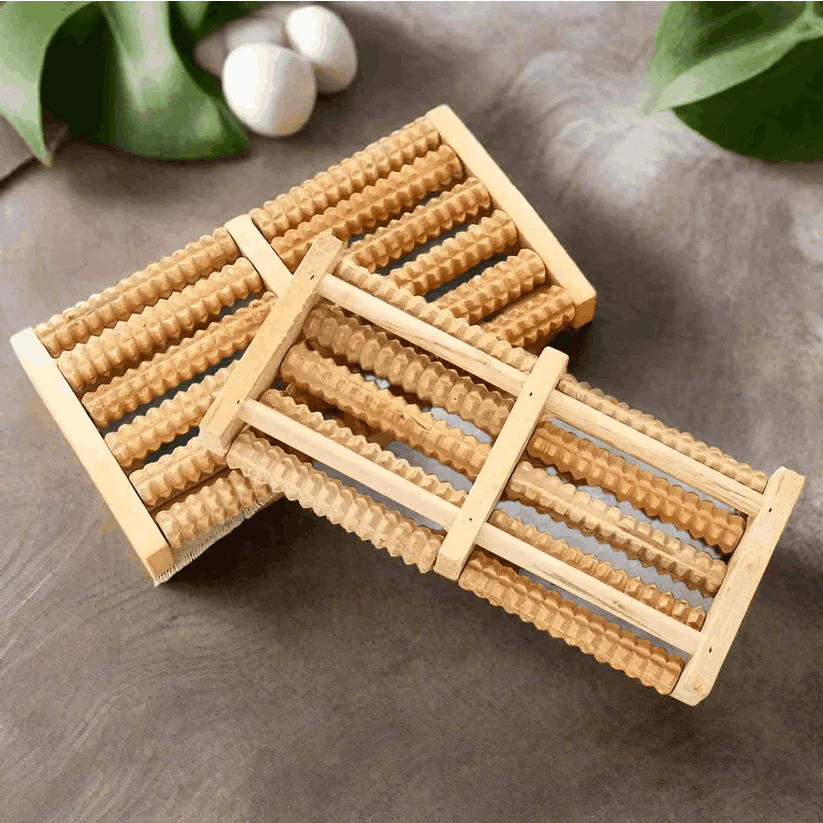 Wooden Foot Massager Roller
