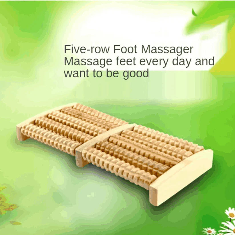 Wooden Foot Massager Roller