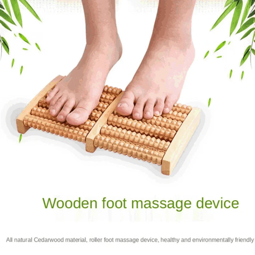 Wooden Foot Massager Roller